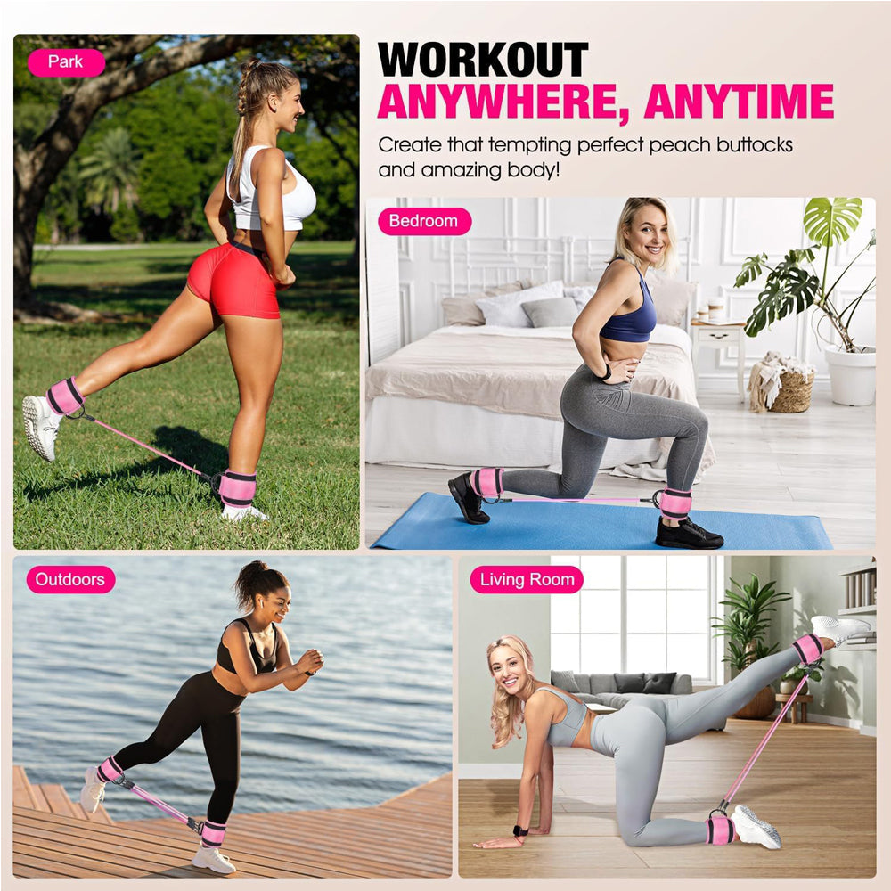 Ankle Resistance Bands with Cuffs