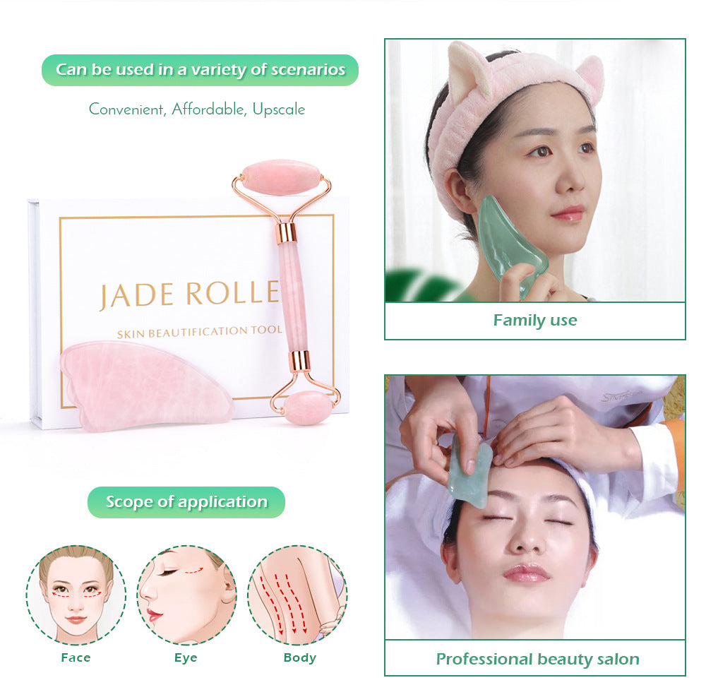 Jade Roller & Gua Sha Set