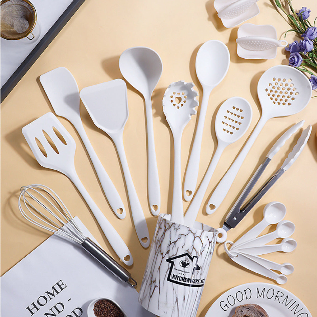 Mini Silicone Spatula Set — 6-Piece