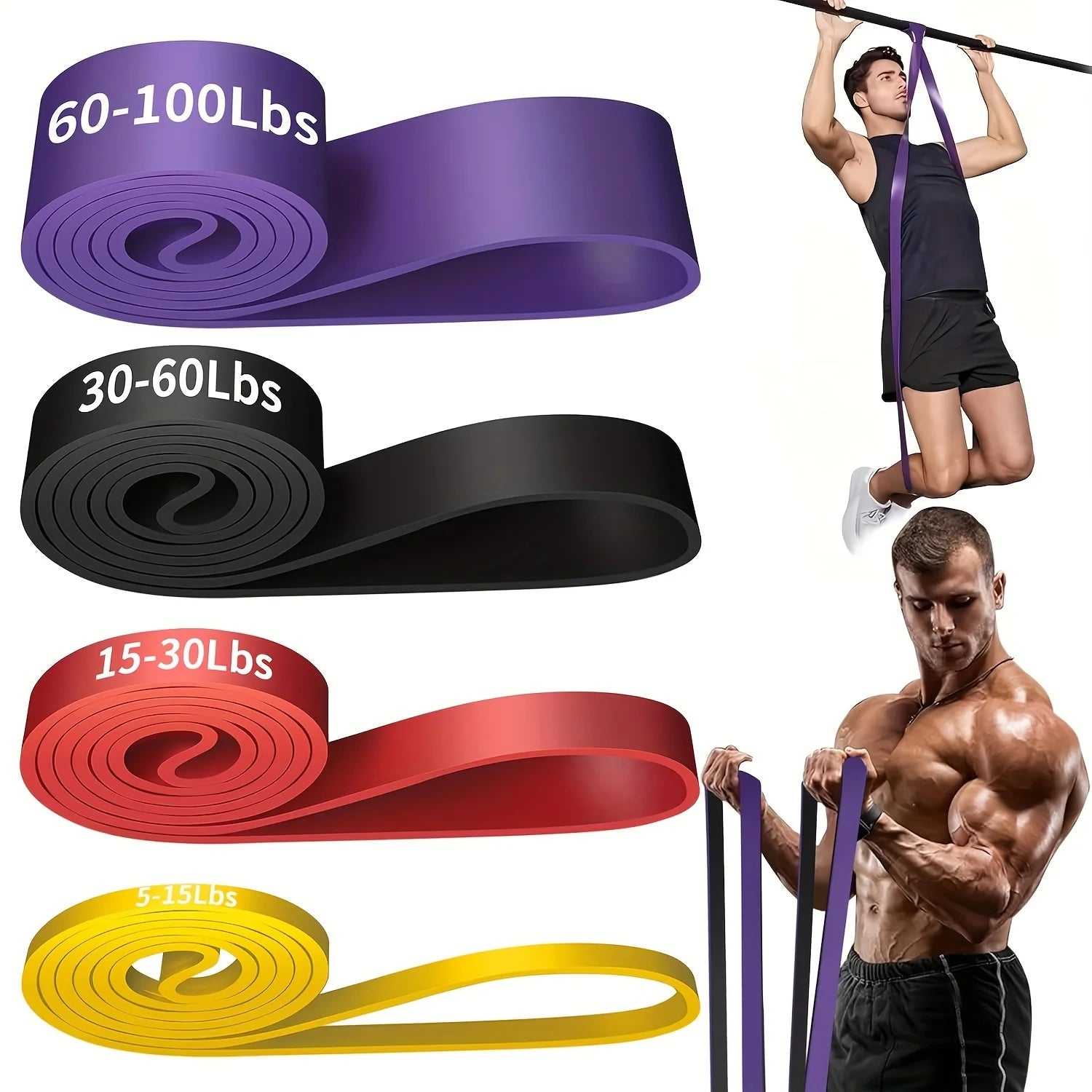 Resistance Bands Set — 5 Levels