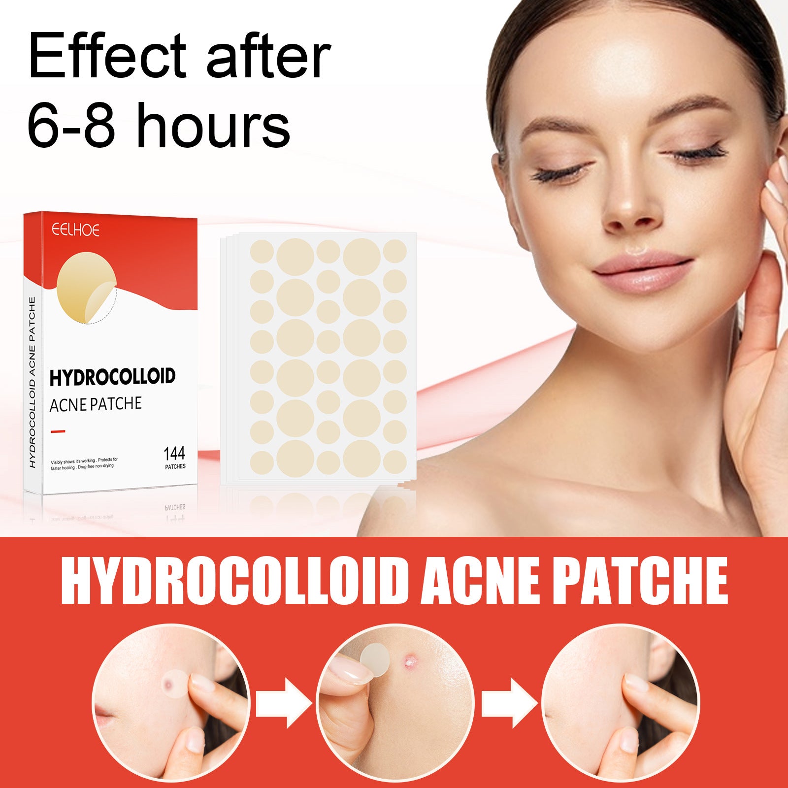 72-Count Acne Patch — Nighttime Spot Stickers for Face & Skin