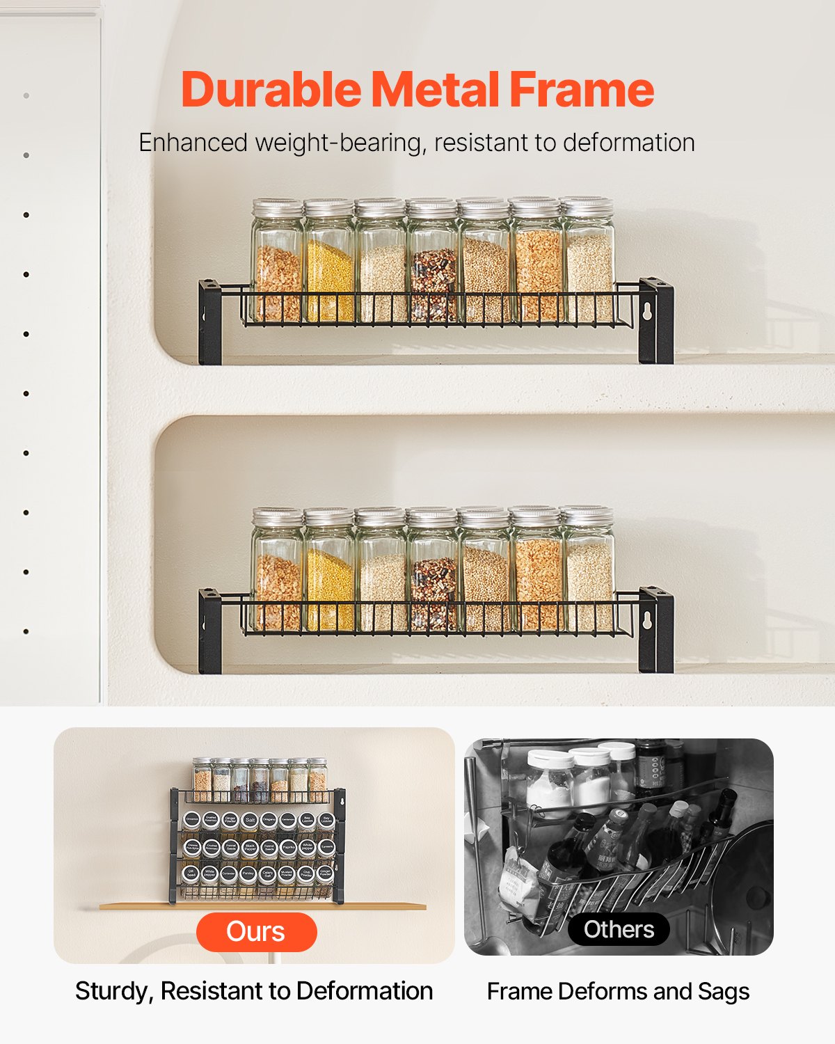 Rotating Spice Rack Organizer - Full View
