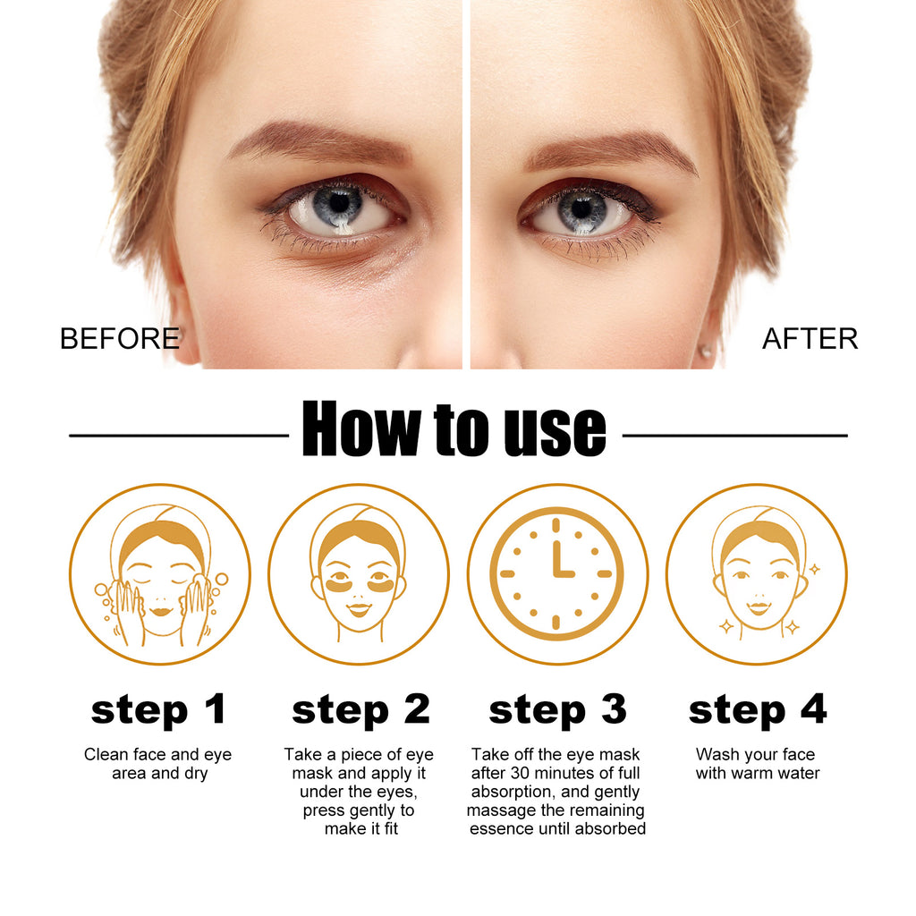 24K Gold Collagen Eye Patches