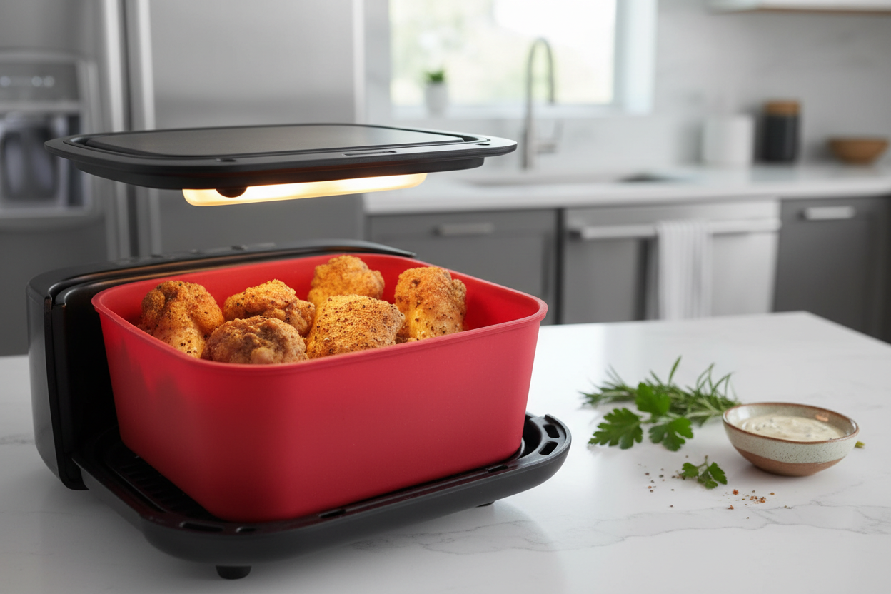 Reusable Silicone Air Fryer Liners — Set of 2